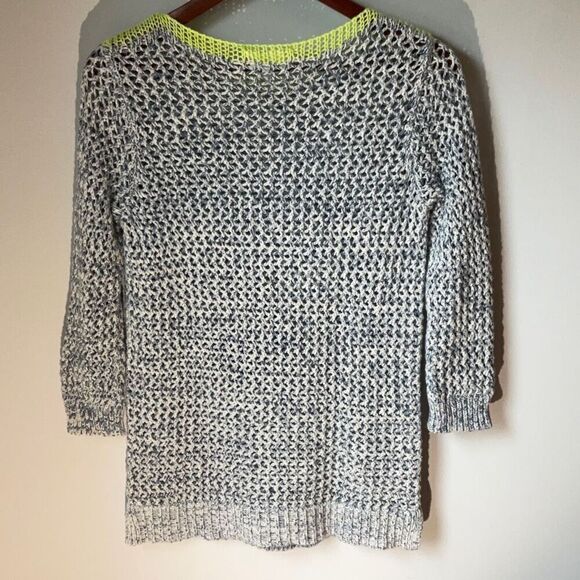 Two by Vince Camuto Open Knit 3/4 Sleeve Sweater, XS - Picture 8 of 16